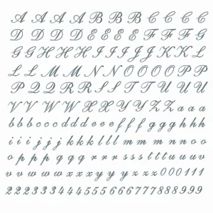 ABC D'PLATINE.176motifs.10/15mm maxi**